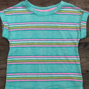 3T Cat & Jack Cuff Sleeve T Shirt